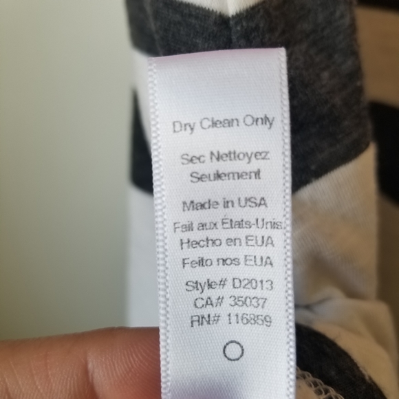 Anthropologie Puella Pink Grey and White Stripe Knit A-line Casual Dress - Picture 5 of 10